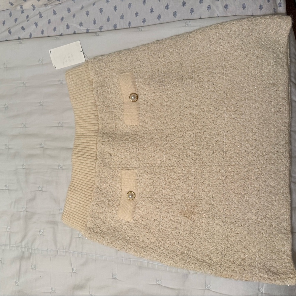 Cream Skirt